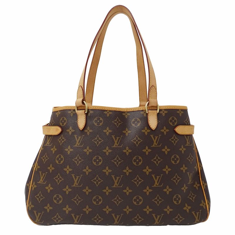 Louis Vuitton Tote Monogram Canvas Batignolles Horizontal Brown Handbag A4
