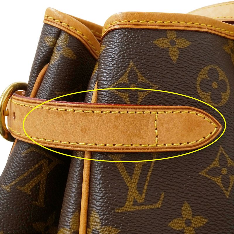 Louis Vuitton Tote Monogram Canvas Batignolles Horizontal Brown Handbag A4