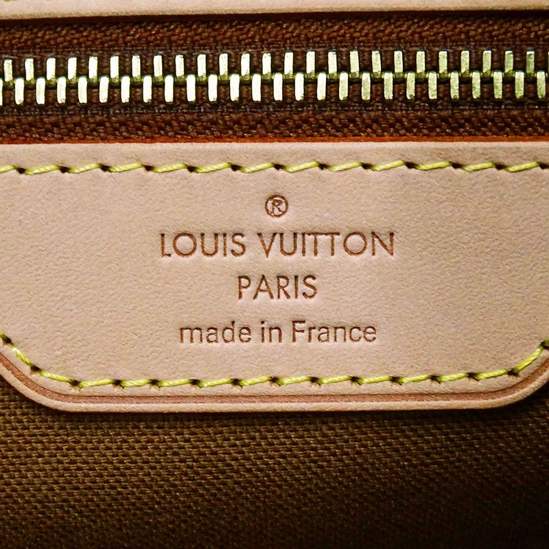 Louis Vuitton Tote Monogram Canvas Batignolles Horizontal Brown Handbag A4