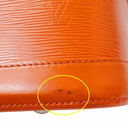 Louis Vuitton Bag Handbag Epi Leather Alma PM Piment Orange Handheld Vivid