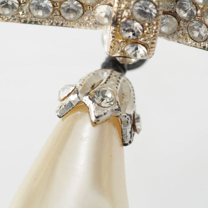 Dior Galliano Era Bijou Pearl Pin Brooch Champagne Gold