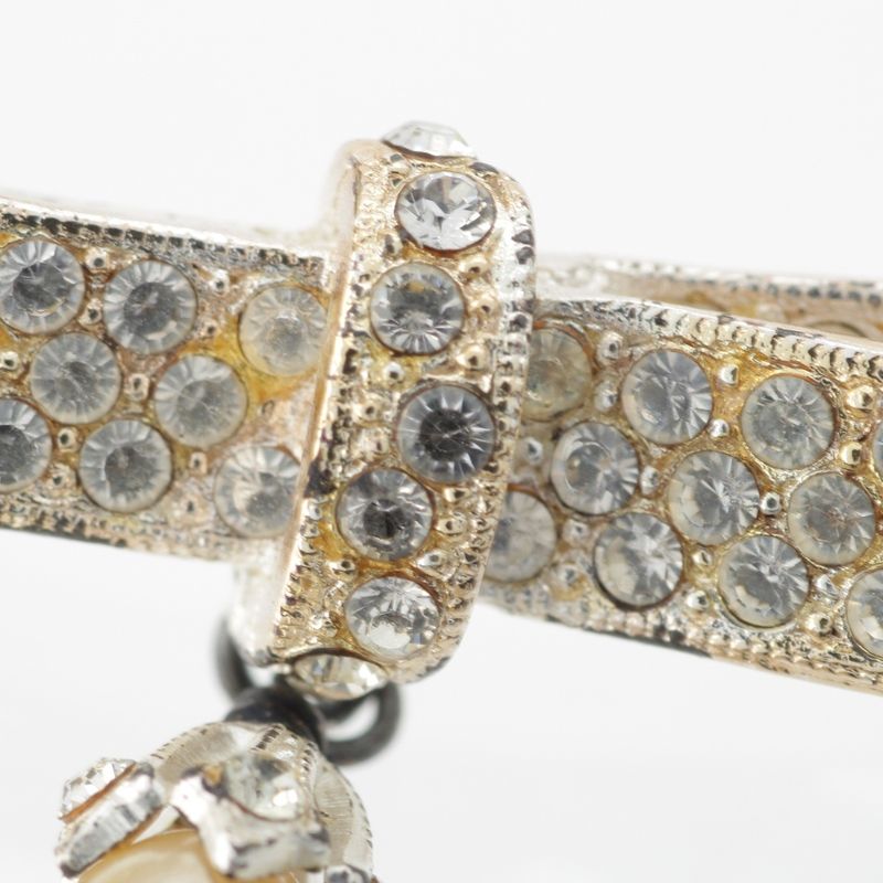 Dior Galliano Era Bijou Pearl Pin Brooch Champagne Gold