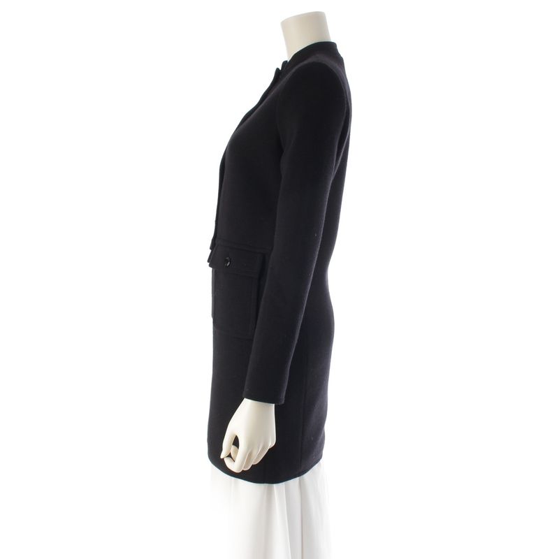 Saint Laurent Wool Dress Tunic Formal Black