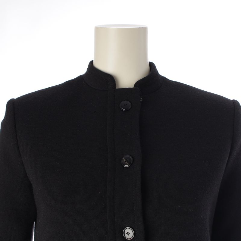 Saint Laurent Wool Dress Tunic Formal Black