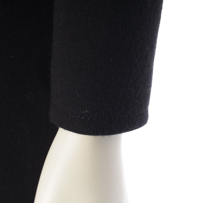 Saint Laurent Wool Dress Tunic Formal Black