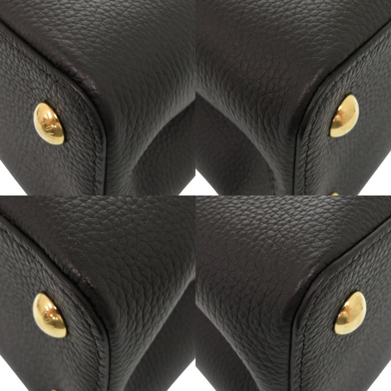 Louis Vuitton Capucines MM IC Taurillon Leather Shearling Black Handbag