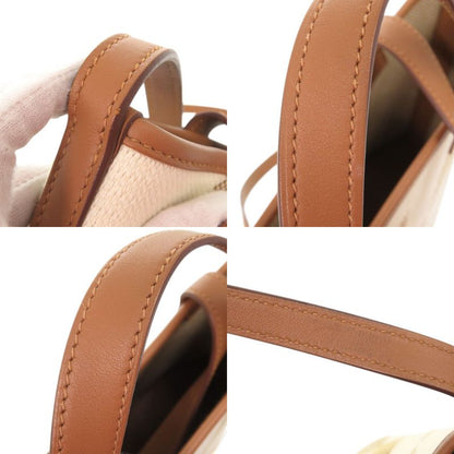 Hermes Hambier PM Voswift Toile Gold Tote Shoulder Bag