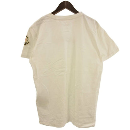 Moncler Awake Maglia T-Shirt Short Sleeve Crew Neck Logo Cotton White