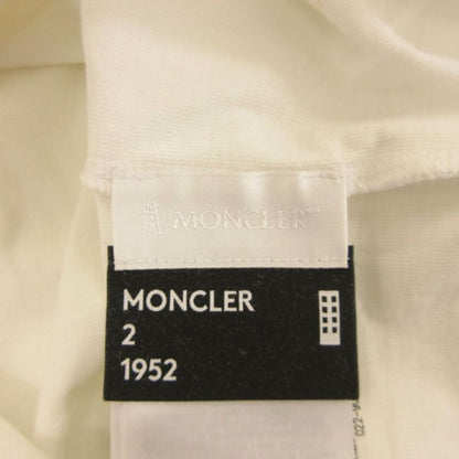 Moncler Awake Maglia T-Shirt Short Sleeve Crew Neck Logo Cotton White