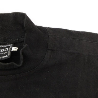 Versace Jeans Couture Long T-Shirt Mock Neck Logo Embroidery Constellation M