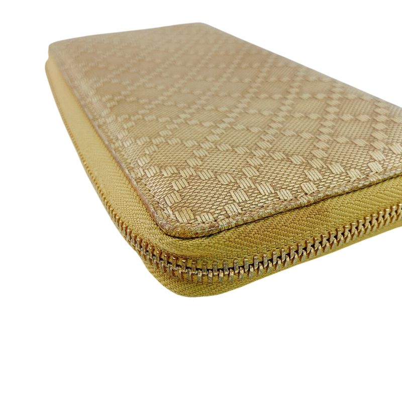 Gucci Bamboo Tassel Diamante Leather Wallet Gold