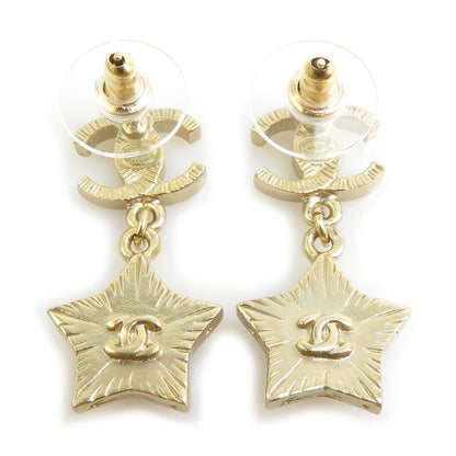 Chanel Earrings CC Logo Star