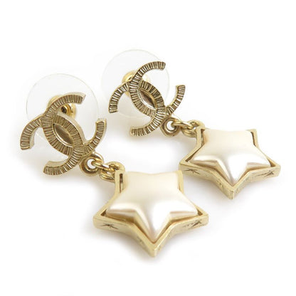 Chanel Earrings CC Logo Star