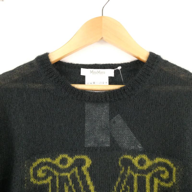 Max Mara Maxmara Chantal Knit M Mohair Polyamide Long Sleeve