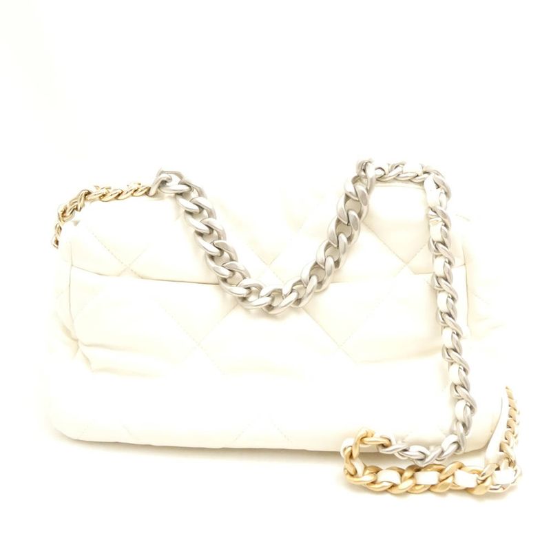 Chanel 19 Shoulder Bag Large Lambskin Purse