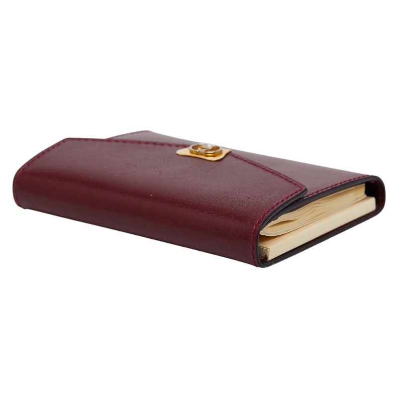 Gucci 031 379 Wine Red Gold Leather
