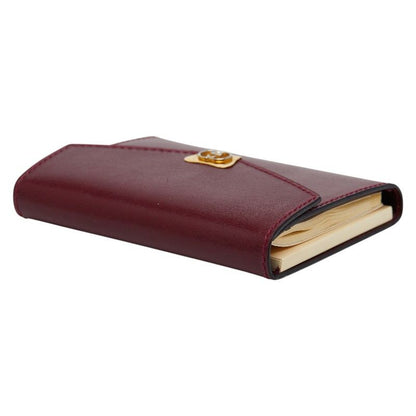 Gucci 031 379 Wine Red Gold Leather