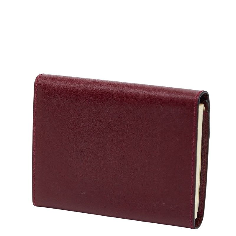 Gucci 031 379 Wine Red Gold Leather