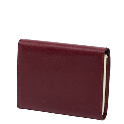 Gucci 031 379 Wine Red Gold Leather