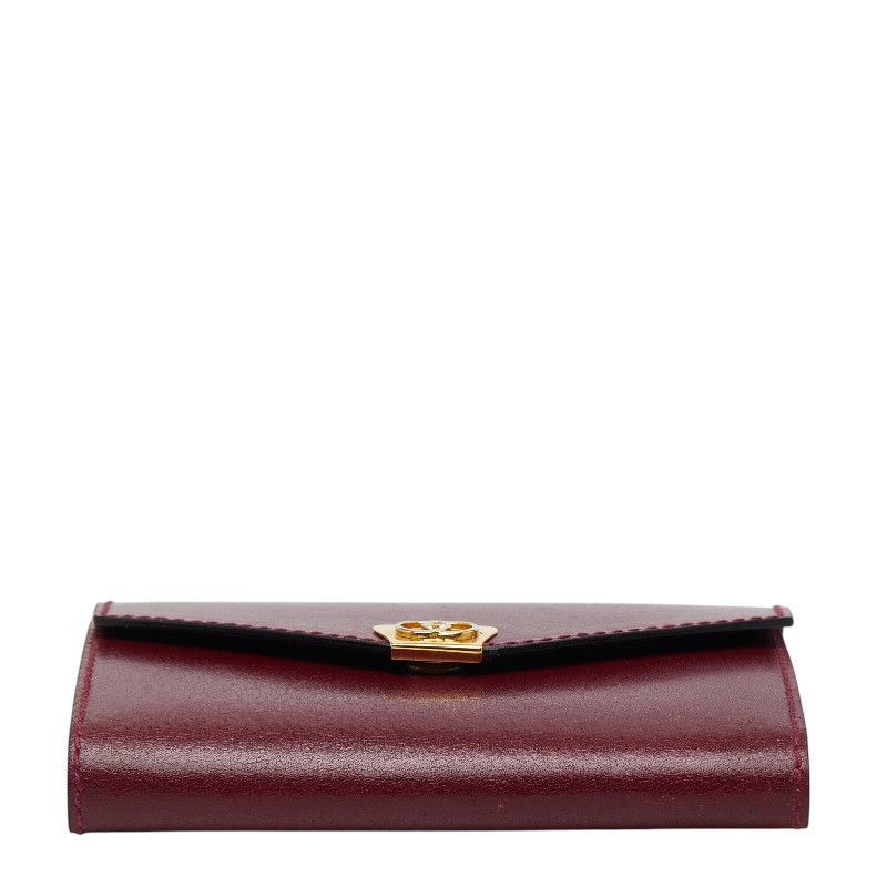 Gucci 031 379 Wine Red Gold Leather