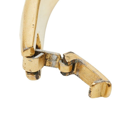 Saint Laurent Bangle Watch Shell Dial Plated Bracelet