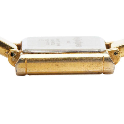 Saint Laurent Bangle Watch Shell Dial Plated Bracelet