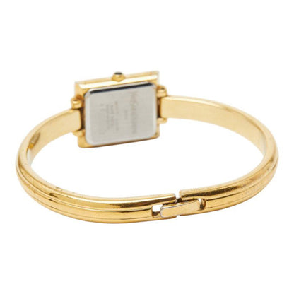Saint Laurent Bangle Watch Shell Dial Plated Bracelet