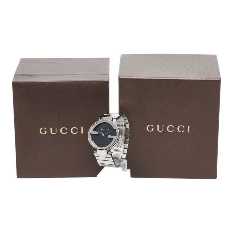 Gucci Interlocking 133.3 Stainless Steel Belt