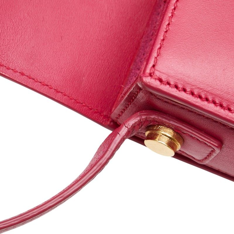 Saint Laurent Classic Lou Crossbody Shoulder Bag Pink Leather
