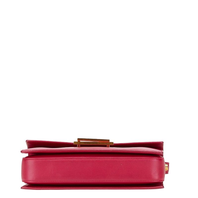 Saint Laurent Classic Lou Crossbody Shoulder Bag Pink Leather