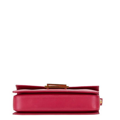 Saint Laurent Classic Lou Crossbody Shoulder Bag Pink Leather