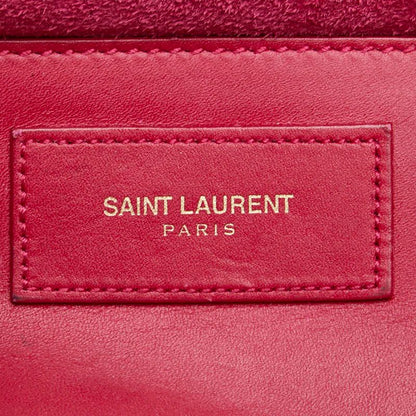 Saint Laurent Classic Lou Crossbody Shoulder Bag Pink Leather