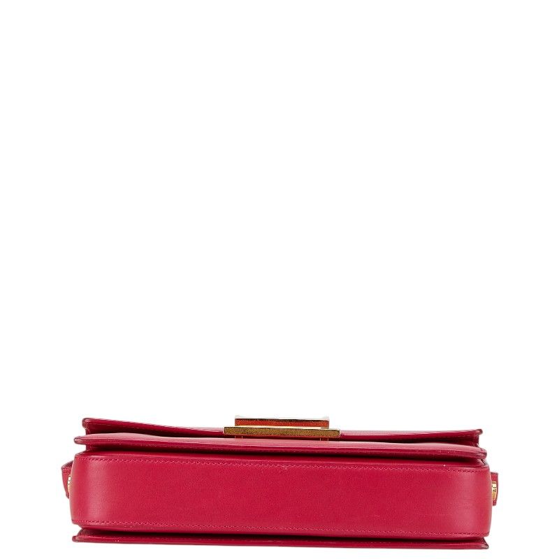 Saint Laurent Classic Lou Crossbody Shoulder Bag Pink Leather