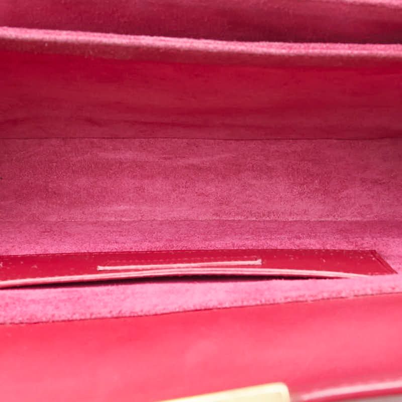 Saint Laurent Classic Lou Crossbody Shoulder Bag Pink Leather