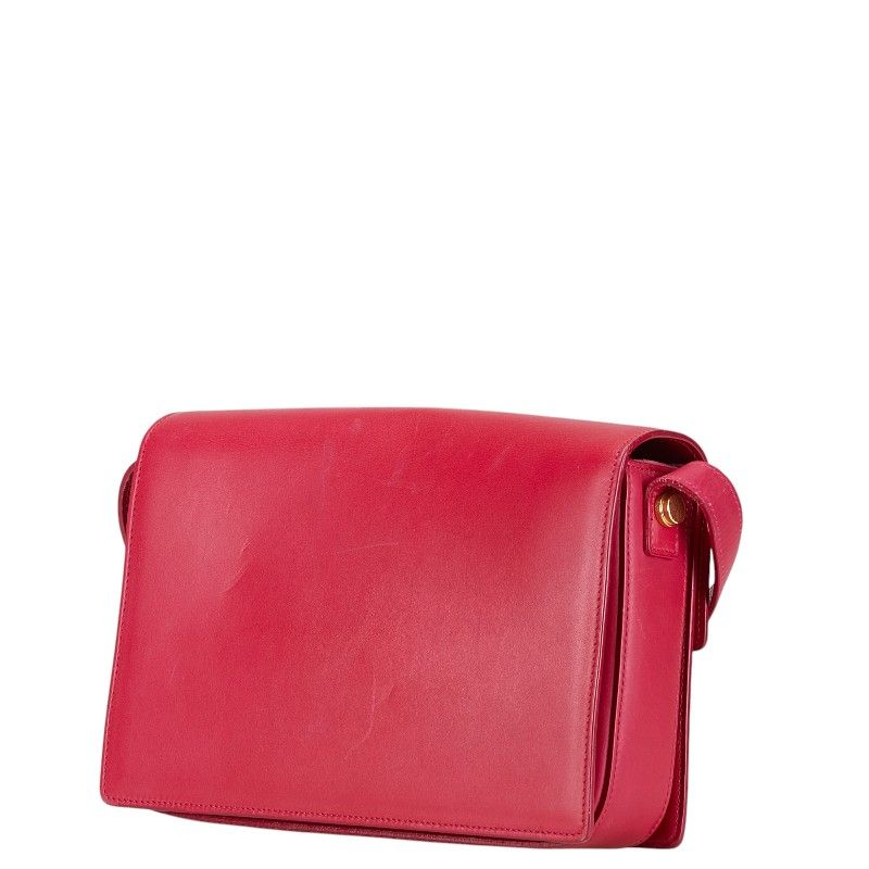 Saint Laurent Classic Lou Crossbody Shoulder Bag Pink Leather