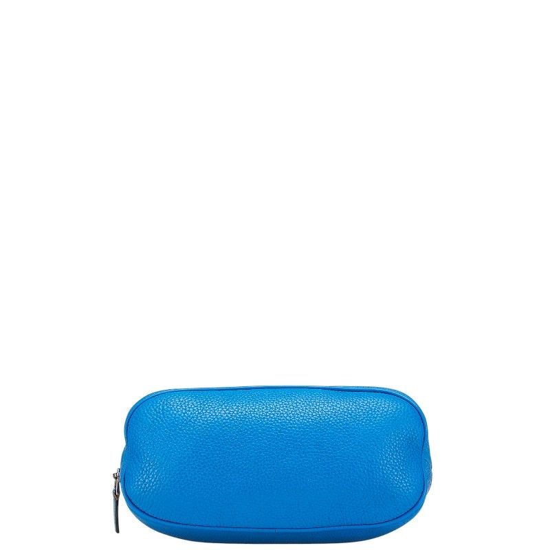 Gucci 2-Way Shoulder Bag Blue Leather