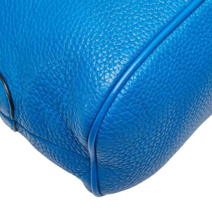 Gucci 2-Way Shoulder Bag Blue Leather