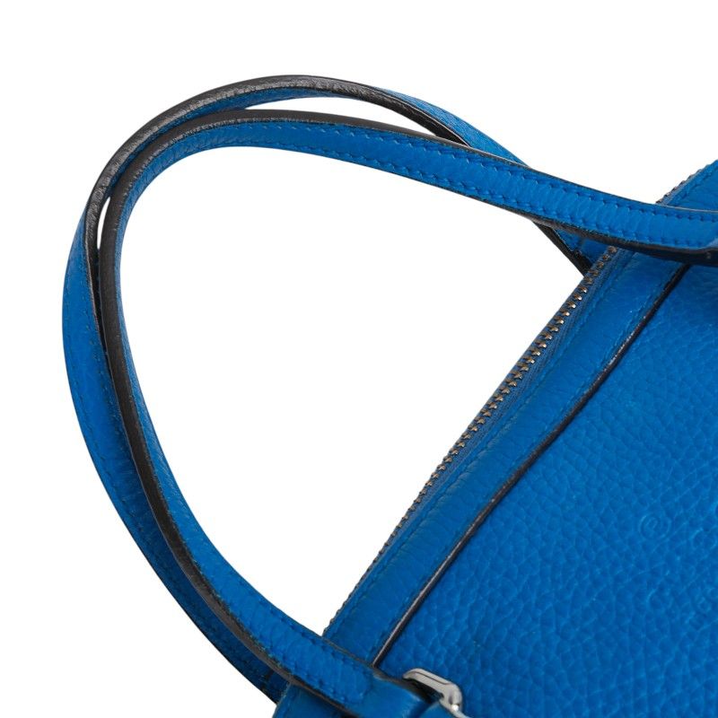Gucci 2-Way Shoulder Bag Blue Leather