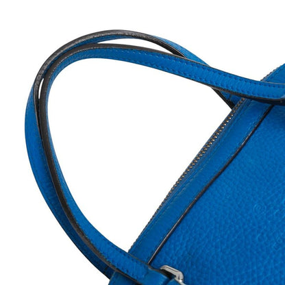 Gucci 2-Way Shoulder Bag Blue Leather