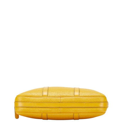 Gucci Diamante Business Shoulder Bag 2-Way Yellow Leather