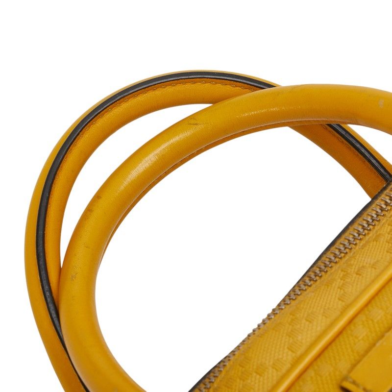 Gucci Diamante Business Shoulder Bag 2-Way Yellow Leather