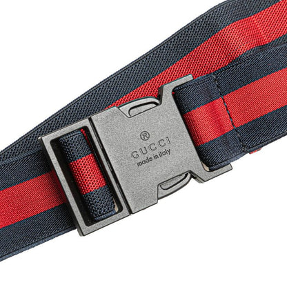Gucci Children's GG Logo Star Belt Bag Red Canvas Leather