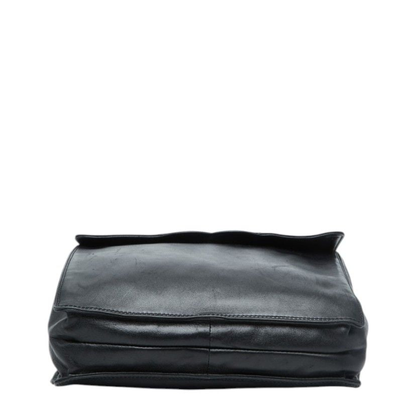 Chanel CC Logo Backpack Black Lambskin