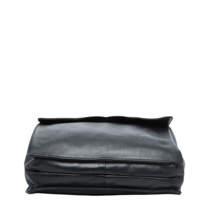 Chanel CC Logo Backpack Black Lambskin