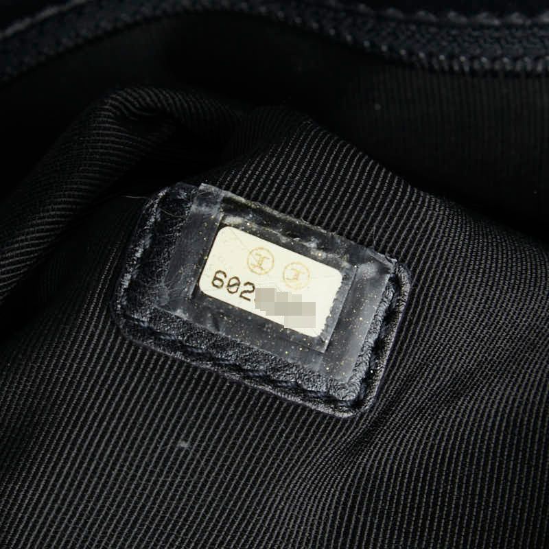 Chanel CC Logo Backpack Black Lambskin