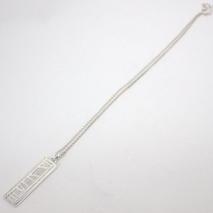 Tiffany & Co 925 Atlas Bar Pendant Necklace