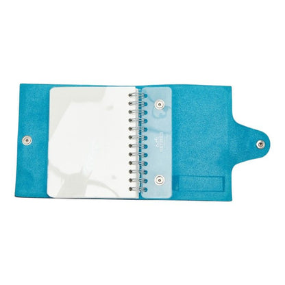 Hermes Ulysse PM Notebook Cover System with Refill Blue Jean Silver Togo Agenda