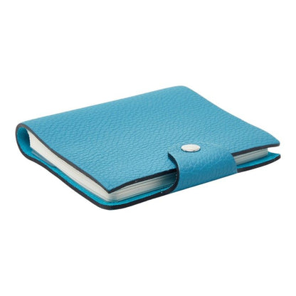 Hermes Ulysse PM Notebook Cover System with Refill Blue Jean Silver Togo Agenda