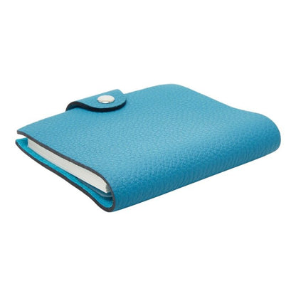 Hermes Ulysse PM Notebook Cover System with Refill Blue Jean Silver Togo Agenda