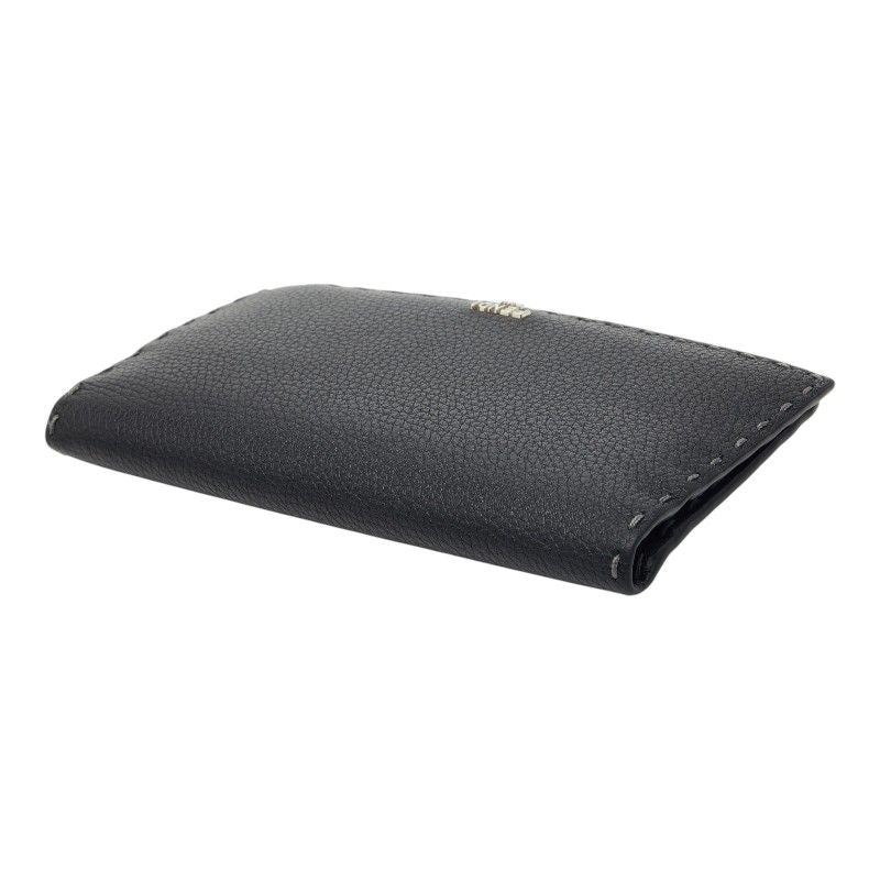 Fendi Selleria Wallet Bifold Black Leather
